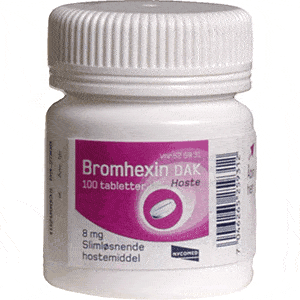 Bromhexin 8mg - 100 tabletter