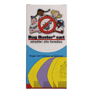 Bug Buster Sæt mod lus - 5 tættekamme