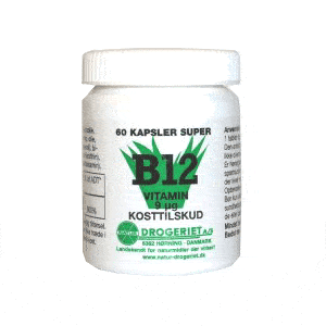 Natur-Drogeriet B12 Vitamin, 9 mcg - 60 kapsler