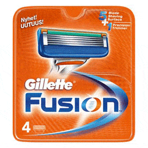 Gillette Fusion barberblade – 4 stk.