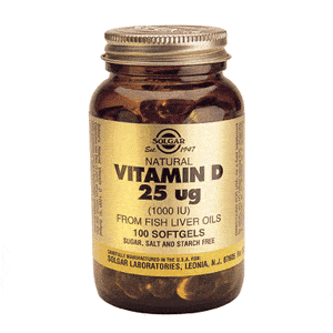 D-Vitamin 25 mcg softgels (1000 IE) - 100 stk