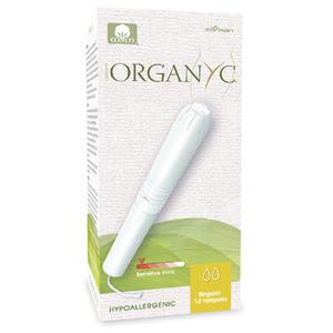 ORGANYC tampon regular m. indf.hylster Ø - 16 stk