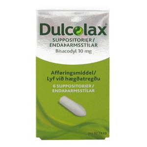 Dulcolax stikpiller 10mg - 6 stk.