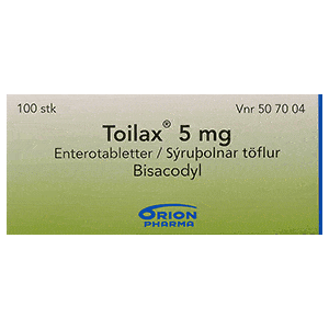 5: Toilax - 100 enterotabletter
