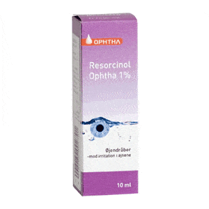 Resorcinol Ophtha øjendråber 1% - 10 ml