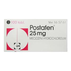 Postafen 25 mg - 100 tabletter
