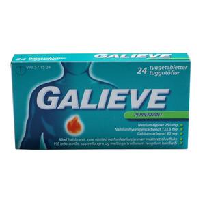 Galieve Peppermint tyggetabletter - 24 stk