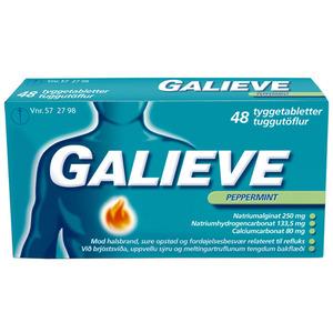 Galieve Peppermint tyggetabletter - 48 stk