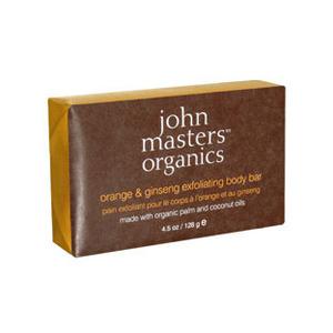 John Masters Exfoloating Body Bar - Orange & Ginseng - 128g