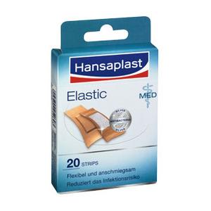 Hansaplast Elastic MED - Antibacterial Silver - 20stk