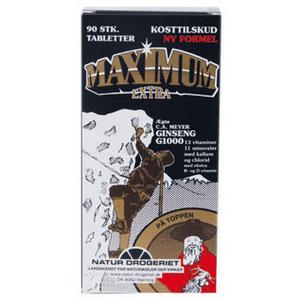 Natur-Drogeriet Maximum Extra tabletter - 90 stk. - Med24.dk