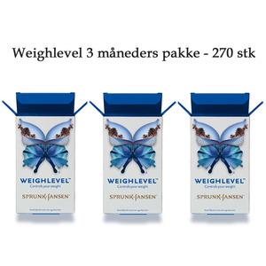 Weighlevel - 3 måneders pakke - 270 stk.