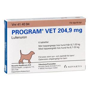 Program Vet hund 7-20 kg, 204,9 mg - 6 tabl