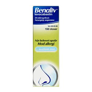 Benaliv Næsespray 50 mikg - 150 doser