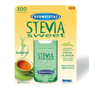 Hermesetas Stevia Sødemiddel - 300 tab.