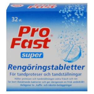 ProFast rengøringstabletter - 32 tab