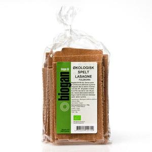 Biogan Lasagne fuldkorn spelt Ø - 500 gr