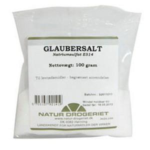 Natur Drogeriet, Natur-Drogeriet Glaubersalt - 100gr Billede af Natur Drogeriet, Natur-Drogeriet Glaubersalt - 100gr