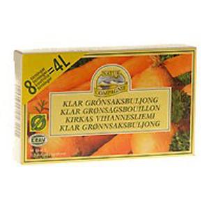 Grøntsagsbouillion 8 terninger Ø - 84gr