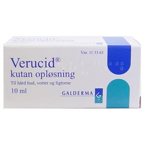 Verucid kutan opløsning - 10ml