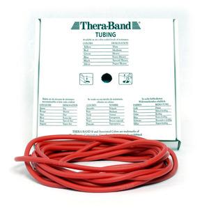 Thera-Band TheraBand Rund elastik 7,5m - rød Hårdhed 2