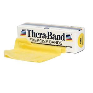Thera Band Flad elastik 5,5m - gul - Hårdhed 2