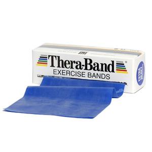 Thera Band Flad elastik 5,5m - blå - Hårdhed 5