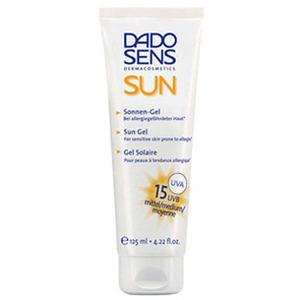DADO SENS Sun gel SPF 15 t. sart hud - 125 ml.