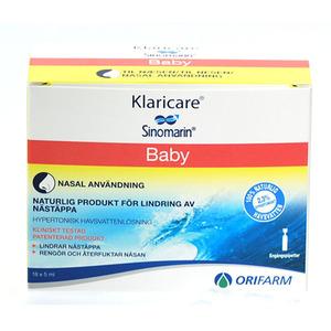 Klaricare Baby Næsedråber 18 á 5 ml - 90 ml