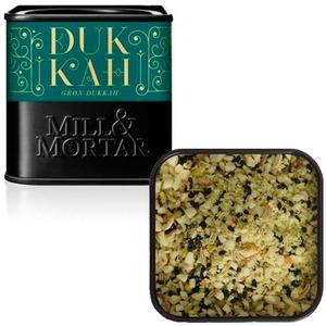 6: Mill & Mortar Grøn Dukkah mandler m. grøn pistacie Ø - 75 g
