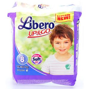Libero Up & Go nr. 8 (19-30kg) - 16 stk.