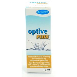 Optive Plus med tredobbeltvirkende opløsning 10 ml