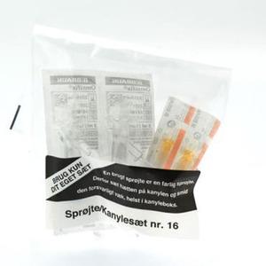 Sprøjte/Kanylesæt nr. 16