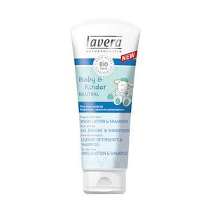 Lavera Baby & Børn Neutral mild bademælk og shampoo - 200 ml