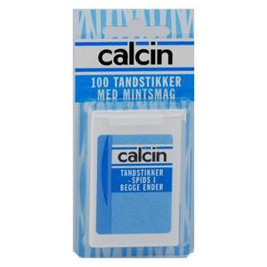 Calcin tandstikker m/mintsmag - 100 stk