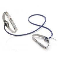TheraBand Træningselastik m. Håndtag 1,4 m - Blå/Hårdhed 4