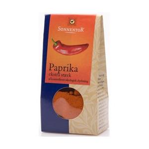 Økologisk ekstra stærk paprika. Anvendes til madlavning