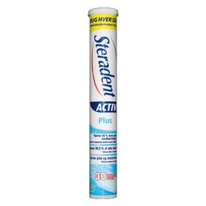 Steradent Aktiv Plus rensetabletter - 30 stk.