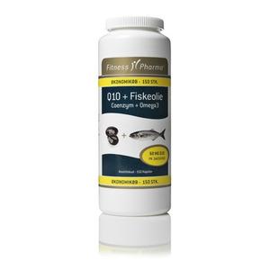 Fitness Pharma ØKO Q10 + Fiskeolie - 150 kapsler