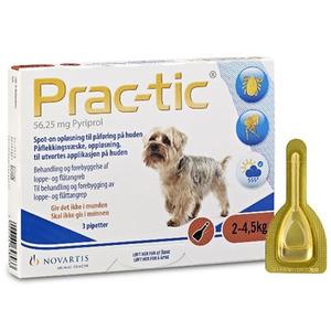 Prac-tic 56,25 mg - 2-4,5 kg - 3 pipetter