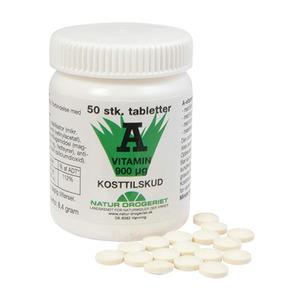 Natur-Drogeriet A-vitamin 900 µg - 50 tabletter