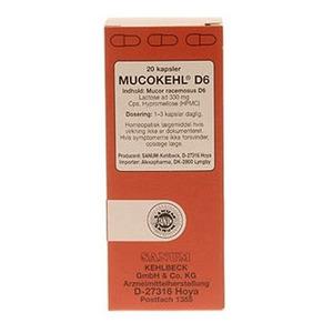Mucokehl D6, 330 mg - 20 kap
