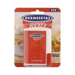 Hermesetas Rød - 650 stk.