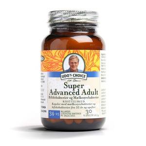 Udo's Probiotics super advanced adult +55 år - 30 kap