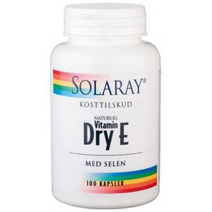 Solaray - Dry E vitamin m. selen - 100 kaps.