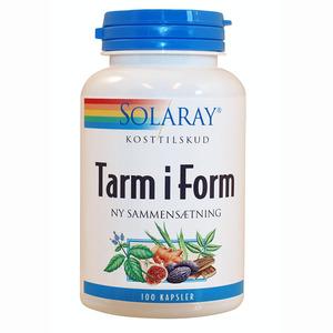 Solaray Tarm i Form - 100 kapsler