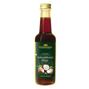 Cosmoveda’s Kokosblomst sirup består af saft udvundet fra økologiske kokosblomster