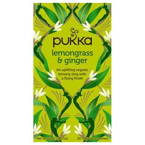 Pukka Lemongrass & Ginger Te Ø - 20 breve