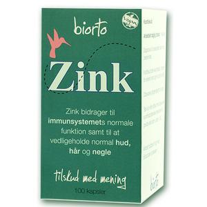 BiOrto - Zink 22 mg - 100 kap.
