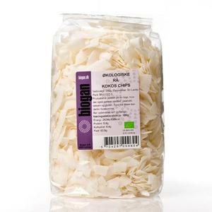 Biogan Kokoschips rå Ø - 200 gram
